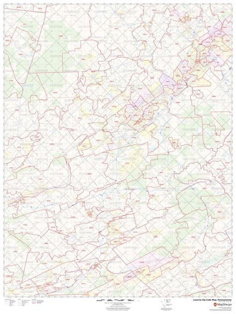 Luzerne County Pa Zip Code Map