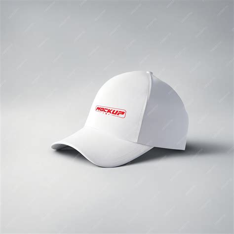 Premium Psd White Cap Mockup With Realistic Details