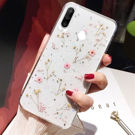 Glitzer Hülle für Huawei P30 Lite Hülle Bling Glänzend Glitzer Kristall