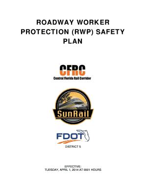 Fillable Online Cfrc Roadway Worker Protection Rwp Safety Plan