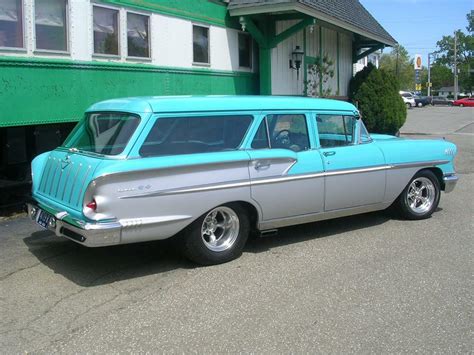 1958 Chevrolet Nomad Custom Station Wagon Rear 34 66070