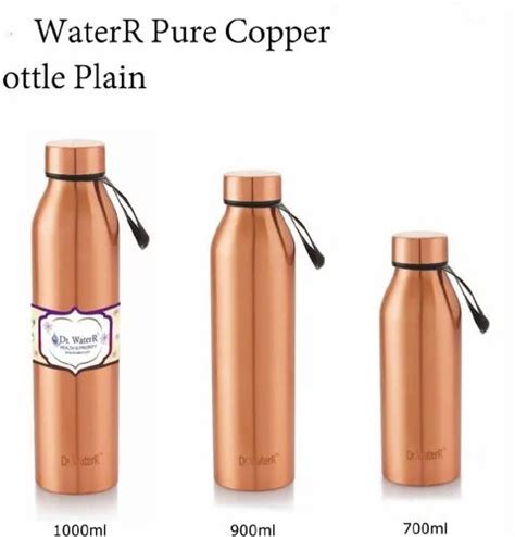 Ml Pure Copper Water Bottles And With Logo Print Possible At Rs