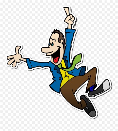 Excited Happy Man Clipart Excited Cartoon Png Transparent Png