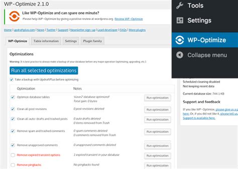 Cómo Optimizar Su Base De Datos De Wordpress Con Un Solo Clic Wordpress