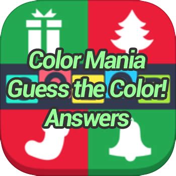 Color Mania Guess The Color Answers - Game Solver