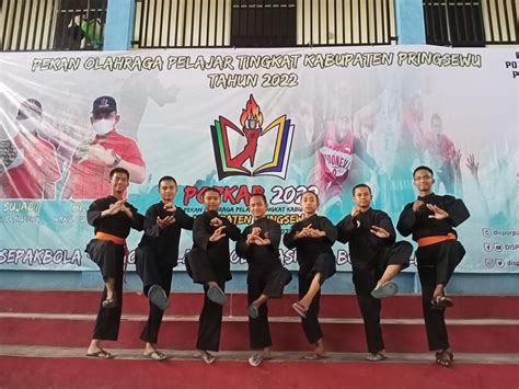 LOMBA PENCAK SILAT DALAM AJANG PERLOMBAAN POPKAB Kabupaten Pringsewu 2022