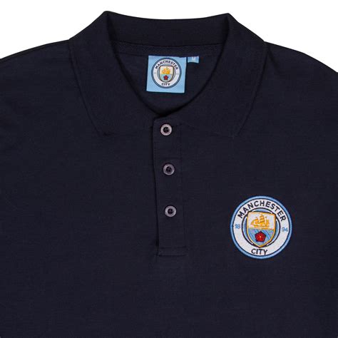 Manchester City Fc Official Football Gift Mens Crest Polo Shirt Ebay