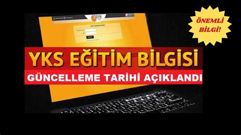 ÖNEMLİ EĞİTİM BİLGİLERİNİ GÜNCELLEME İŞLEMİ NE ZAMAN YAPILACAK