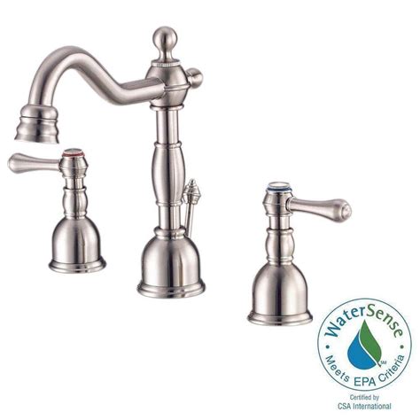 Danze Opulence 4 In Mini Widespread 2 Handle High Arc Bathroom Faucet In Brushed Nickel