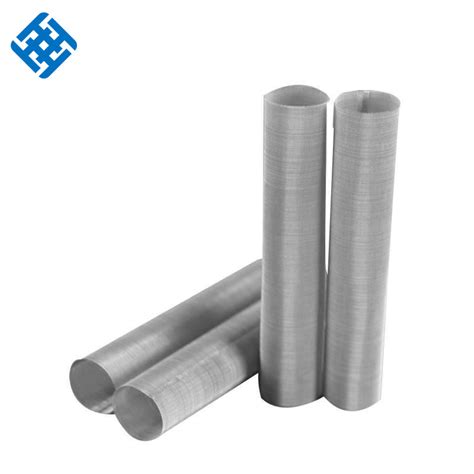 Food Grade Stainless Steel Filters 25 50 60 Micron Cylinder Mesh Tube