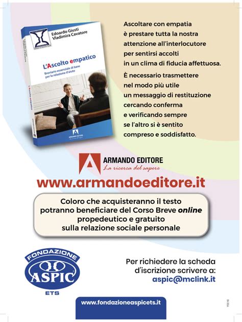 L Ascolto Empatico Armando Editore