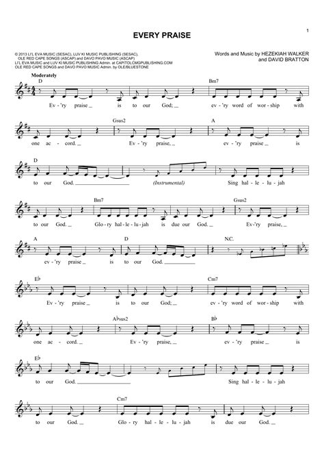 Every Praise | Sheet Music Direct