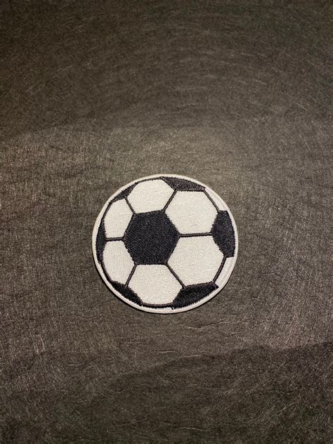 Soccer Ball Iron On Patch Etsy