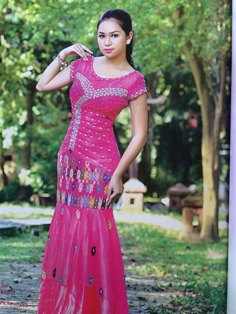 Kachin Dress Burmese Girls Traditional Dresses Yin Formal Dresses