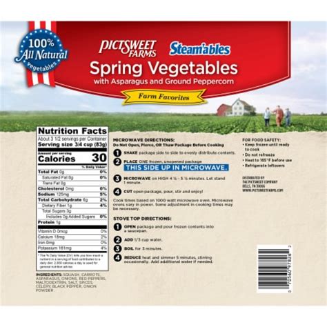 Pictsweet Farms Steam Ables Farm Favorites Spring Vegetables 10 Oz