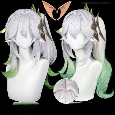 Genshin Impact Sumeru Nahida Cosplay Wig 60cm Cosplayhero