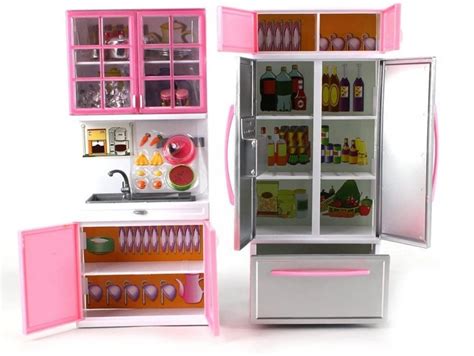 Cocina 50cms Barbie 4 Modulos Luz Y Sonido Accesorios