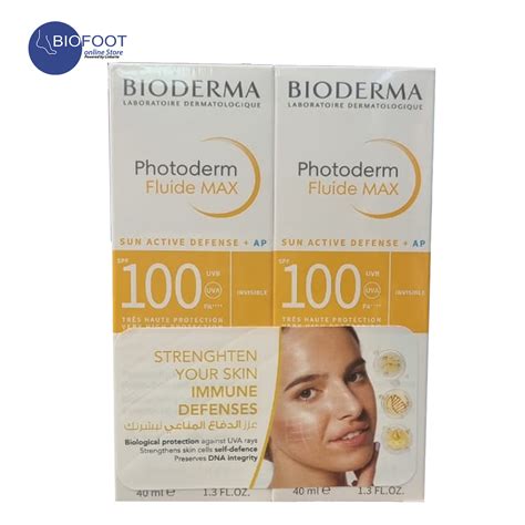 Buy Bioderma Photoderm Fluide MAX SPF100 Invisible 40ml Offer Pack Of