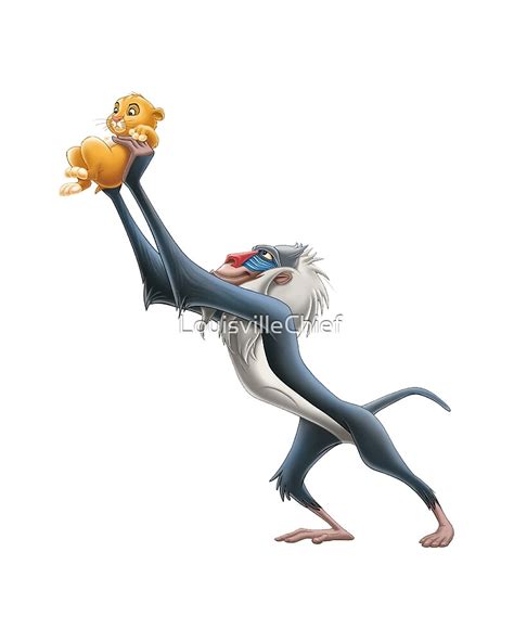 "Rafiki and Simba" by LouisvilleChief | Redbubble