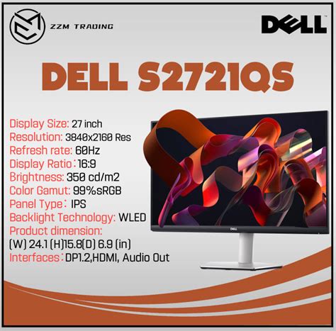 Dell 27 4k Uhd Usb C Monitor S2722qc And S2721qs Zzm Trading Lazada Ph