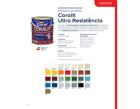 Esmalte Ultra Resistência Brilhante 3 6L Coralit TINTAS SÃO MIGUEL