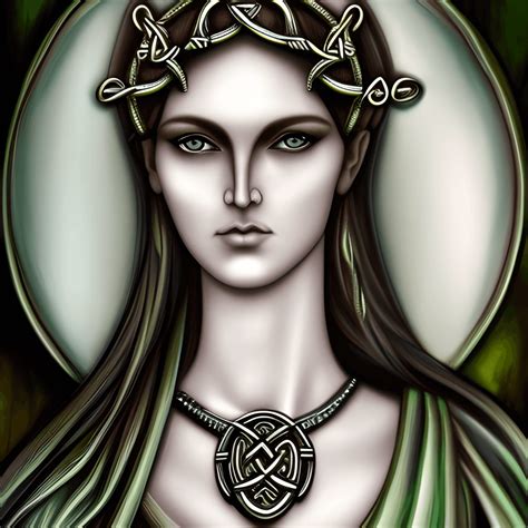 Celtic Goddess Brigid Graphic · Creative Fabrica