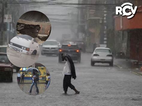 Video Inundación Y Colapso En Calles Por Fuertes Lluvias En La Capital