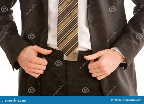 Business Man Holding His Suit Jacket Stock Photo Image Of Executive