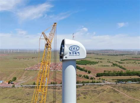 The Largest Onshore Wind Turbine In China Developed By Dew Is