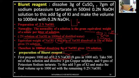 Estimation Of Proteins By Biuret Method YouTube