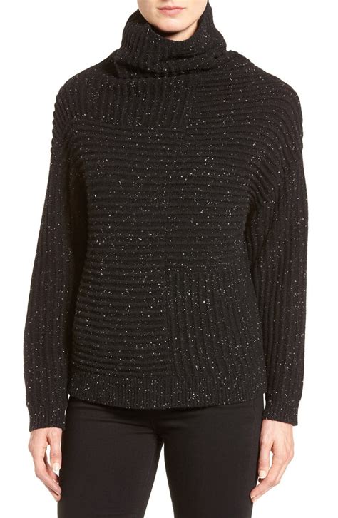 Nordstrom Collection Rib Knit Cashmere Turtleneck Nordstrom