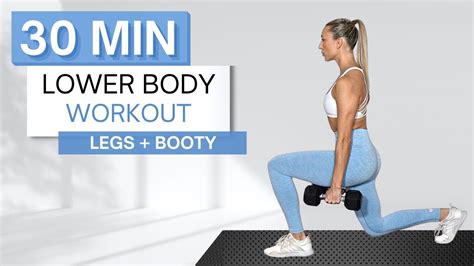 Min Lower Body Workout With Dumbbells And Without Low Impact