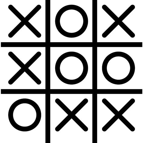 Tic Tac Toe Vector Svg Icon Svg Repo