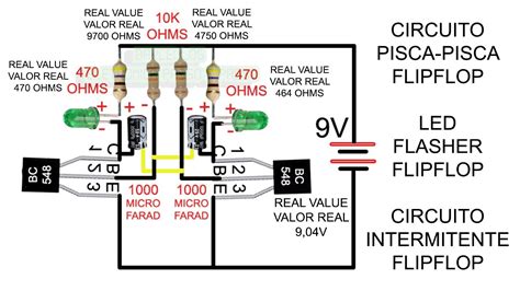 Como Fazer Um Circuito Pisca Pisca Analise E C Lculos Do Circuito How