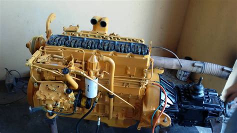 Teste Motor Caterpillar 3116 Youtube