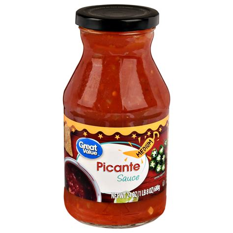 Great Value Medium Picante Sauce 24 Oz