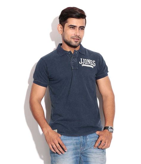 Jack And Jones Blue Polo T Shirt Buy Jack And Jones Blue Polo T Shirt Online At Low Price