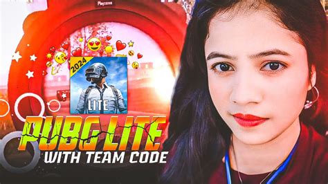 Pubg Mobile Lite Live Stream 🤗 ️join With Team Code Youtube