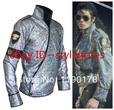 Super Shinning Michael Jackson Dangerous Tour Jam Jacket Mj Costume Pro