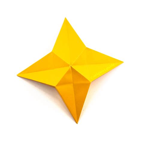 Origami Star Guide A Step By Step Tutorial To Create A Perfect Five Pointed Star Easy Origami