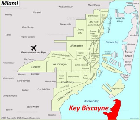 Key Biscayne Map Florida U S Detailed Maps Of Key Biscayne