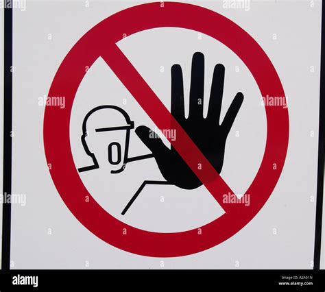 sign   trespassing stock photo alamy