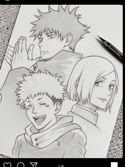 Pin By Ritika On Jujutsu Kaisen Anime Sketch Best Anime Drawings