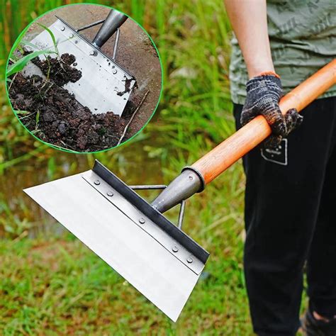 30cm Metal Weed Cleaning Shovel Stainless Steel Cleaning Shovel For