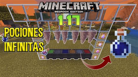 Como Hacer Pociones Infinitas En Minecraft Pe Bedrock Youtube