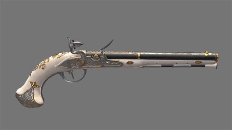 Fancy Flintlock Pistol 3d Model By Puddleglum 947f17c Sketchfab