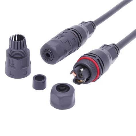 M Pin Ip Screw Fixing Type Power Cable Connector China Pin