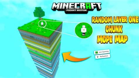 Random Layer One Chunk Map For Minecraft Pe Best Map For Mcpe 120