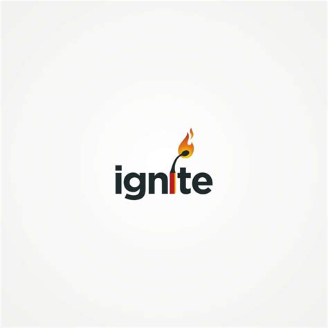 Download Ignite Logo Flame Design Wallpaper