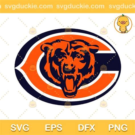 Chicago Bears Football Team Logo C SVG PNG EPS DXF